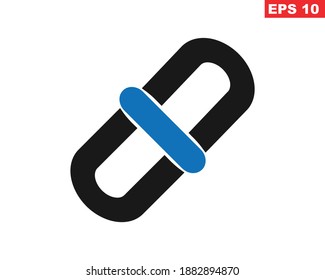 chain icon simple vector illustration