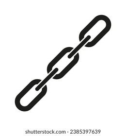 Chain icon. Stock image. Vector illustration.
