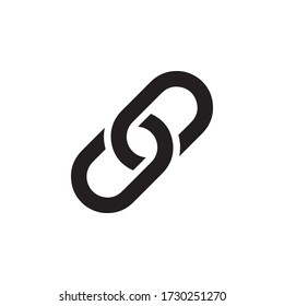 Icono De Cadena En El Vector De Diseño De Moda Eps 10