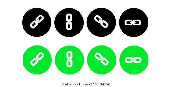 Chain Icon in trendy flat style isolated on white background. Connection symbol for your web site design, logo, app, UI. Vector illustration, EPS10.