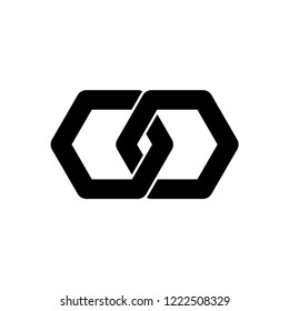 Chain Icon in trendy flat style . Connection symbol for your web site design, logo, app, UI. Vector illustration.