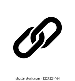 Chain Icon in trendy flat style . Connection symbol for your web site design, logo, app, UI. Vector illustration.