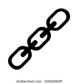 Chain Icon in trendy flat style isolated on white background. Connection symbol for your web site design, logo, app, UI. Vector illustration, EPS10.
