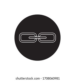 Chain Icon in trendy flat style isolated on grey background. Connection symbol for your web site design, logo, app, UI. Vector illustration, EPS10.