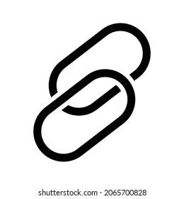 Chain Icon in trendy flat style isolated on white background. Connection symbol for your web site design, logo, app, UI. Vector illustration