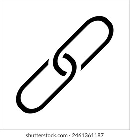 Chain icon in trendy flat style isolated on gray background. Connection symbol for your web site design, logo, app, UI. Vector illustration.