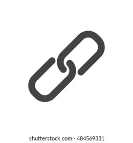 Chain Icon in trendy flat style isolated on grey background. Connection symbol for your web site design, logo, app