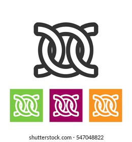 Chain Icon in trendy flat style isolated on grey background. Connection symbol for your web site design, logo, app, UI. Vector illustration, EPS10.