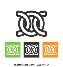 Chain Icon in trendy flat style isolated on grey background. Connection symbol for your web site design, logo, app, UI. Vector illustration, EPS10.