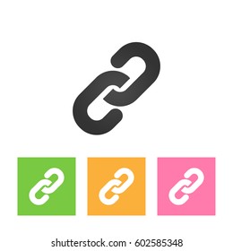 Chain Icon in trendy flat style isolated on grey background. Connection symbol for your web site design, logo, app, UI. Vector illustration, EPS10.