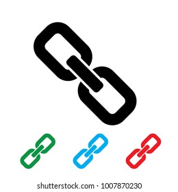 chain icon vector