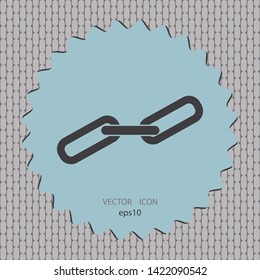 chain icon, vector design element