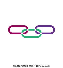 Chain icon vector design illustration