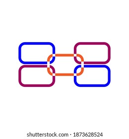 Chain icon vector design illustration