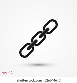 Chain Icon vector, EPS 10 illustration style