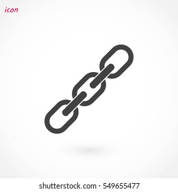 Chain Icon vector, Vector EPS 10 illustration style
