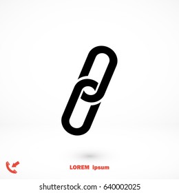 Chain Icon, Vector EPS 10 illustration style