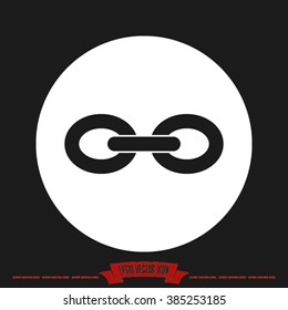 chain icon vector illustration eps10.