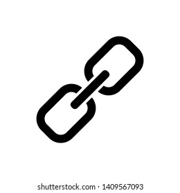  Chain icon. Vector illustration. Flat design for business financial marketing banking advertising web concept cartoon illustration. 