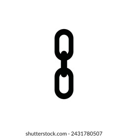 Kettensymbol, Vektor-Illustration Logo Design