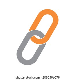 símbolo de ilustración de vector de icono de cadena