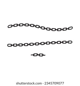 Chain icon vector illustration symbol design