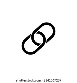 chain icon vector. interconnected, interconnected. connection symbol for logos, companies, businesses and more