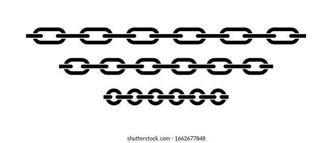 Chain icon vector isolated. Vector connection concept. Chain solid icon. Set of chain vector signs or symbols. EPS 10