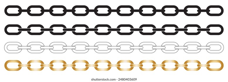 Chain icon vector isolated. Vector connection concept. Chain solid icon. Set of chain vector signs or symbols.