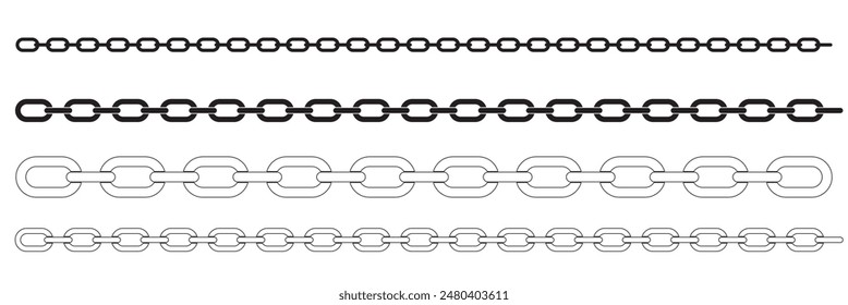 Chain icon vector isolated. Vector connection concept. Chain solid icon. Set of chain vector signs or symbols.