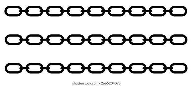 Chain icon vector isolated. Vector connection concept. Chain solid icon. Set of chain vector signs or symbols.