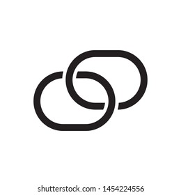 chain icon vector link symbol