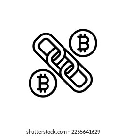 Chain icon in vector. Logotype