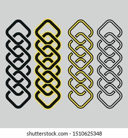 chain icon vector sign symbol for design