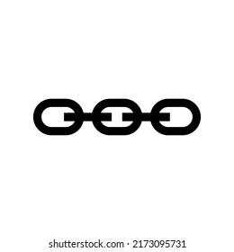 Chain Icon Vector Symbol Design Illustration