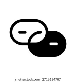 Vektorsymbol-Entwurfsgrafik für Kettensymbole