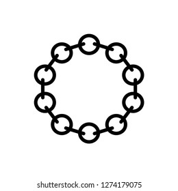 chain icon vector template