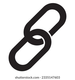Vektorgrafik-Logo-Design mit Kettensymbol