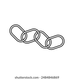 chain icon vector template illustration logo design