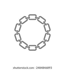 chain icon vector template illustration logo design