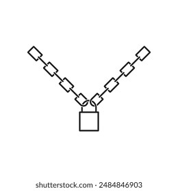 chain icon vector template illustration logo design