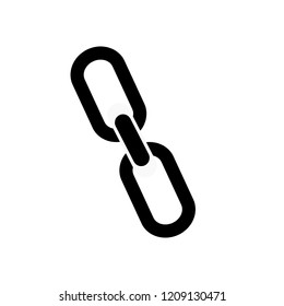 Chain icon,vector illustration. Flat design style. vector chain icon illustration isolated on White background, chain icon Eps10. chain icons graphic design vector symbols.