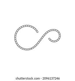 Chain illustration logo vector design