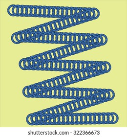 chain line with background