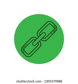 Chain line icon - link