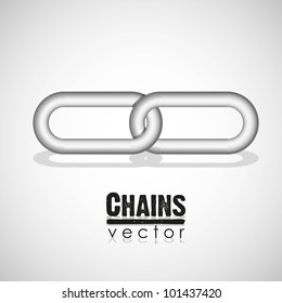 chain link concept, vector illustration