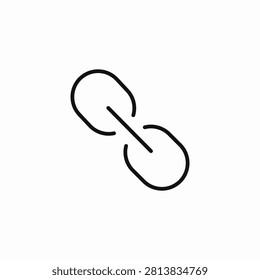 chain link connected icon sign vector