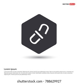 Chain link icon Background icon template