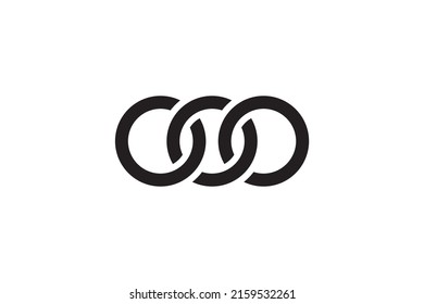 Chain link icon. Connection sign vector illustration. Linked interface web design.