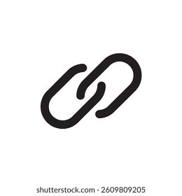 Chain link icon for hyperlink connection Vector